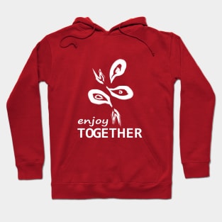 enjoy together, gold fish, goldfish Hoodie